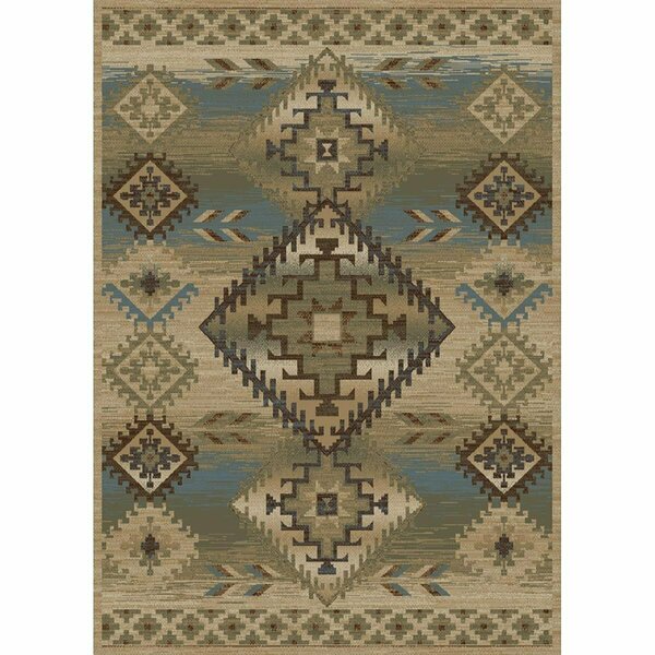 Mayberry Rug 5 ft. 3 in. x 7 ft. 3 in. American Destination Phoenix Area Rug, Antique AD9455 5X8